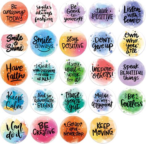 Motivational Quotes Printable Stickers